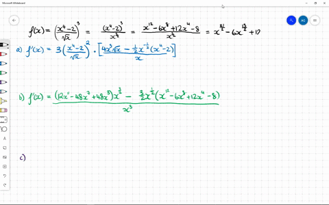 differentiate-fxleftfracx4-2sqrtxright3-in-three-ways-when-you-have-completed-all-three-parts-show-2