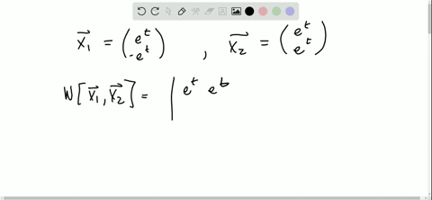 show-that-the-given-vector-functions-are-linearly-independent-on-infty-infty-mathbfx_1tleftbeginarra