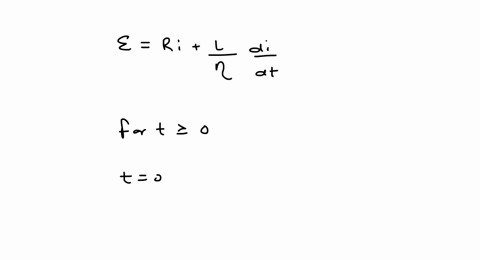 we-write-the-equation-of-the-circuit-as-r-ifracleta-fracd-id-txi-for-t-geq-0-the-current-at-t0-just-
