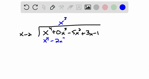use-long-division-to-divide-the-first-polynomial-by-the-second-x4-5-x23-x-1-x-2