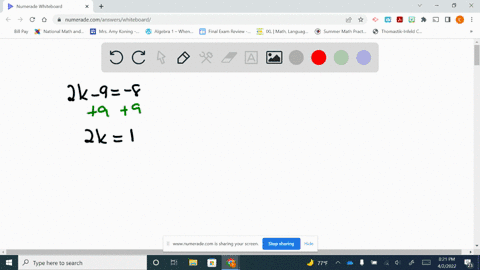 solve-the-equations-2-k-9-8