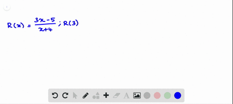 find-the-indicated-value-for-each-given-rational-expression-if-possible-rxfrac3-x-5x4-r3