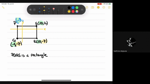 pqrs-is-a-rectangle-a-find-the-coordinates-of-point-p-b-find-the-area-of-the-rectangle-figure-cant-c