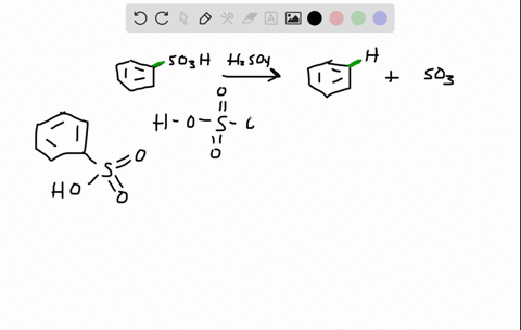 the-sulfonation-of-an-aromatic-ring-with-mathrmso_3-and-mathrmh_2-mathrmso_4-is-reversible-that-is-h