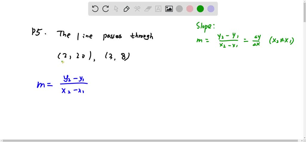 Estimate the slope of the line from its graph. To print an enlarged ...