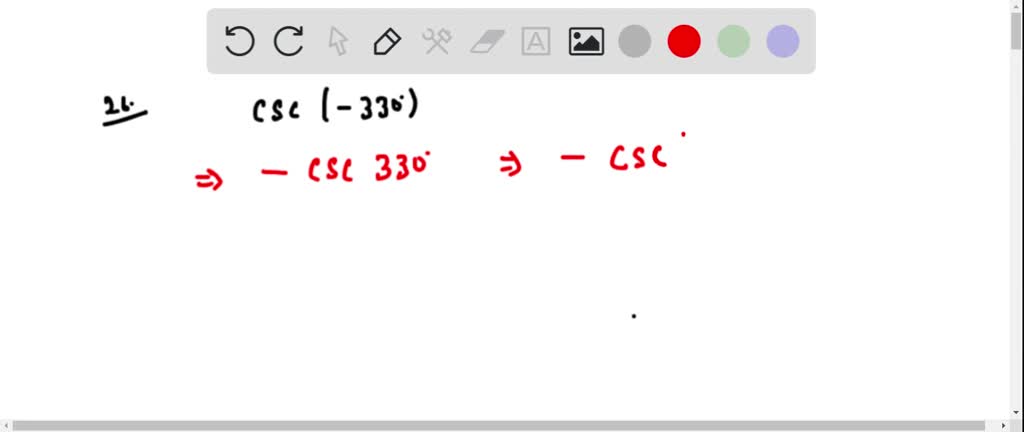 Csc 330 Exact Value