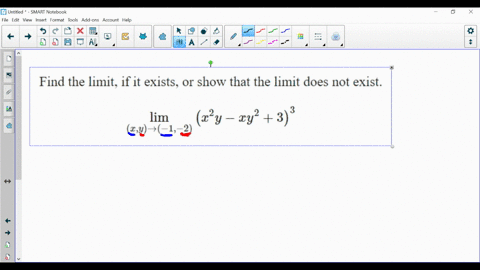 find-the-limit-if-it-exists-or-show-that-the-limit-does-not-exist-lim-_x-y-rightarrow-1-2leftx2-y-x-