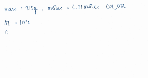 how-much-heat-is-required-to-raise-the-temperature-of-215-mathrmg-mathrmch_3-mathrmoh1-from-200-to-3
