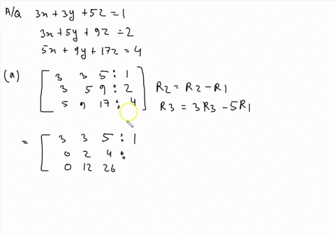 solve-the-system-of-equations-using-a-gaussian-elimination-and-b-cramers-rule-which-method-do-you-pr