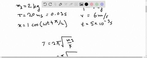 in-fig-15-41-block-2-of-mass-20-mathrmkg-oscillates-on-the-end-of-a-spring-in-shm-with-a-period-of-3