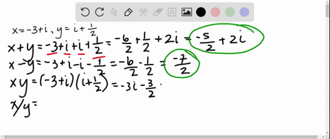 find-xy-x-y-x-y-and-x-y-x-3i-yifrac12