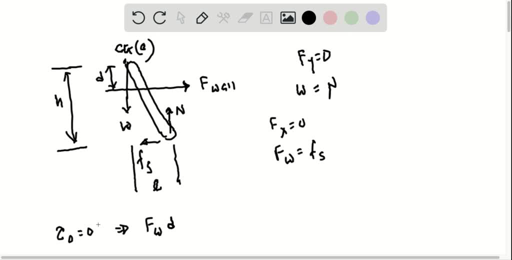 SOLVED:Suppose a horse leans against a wall as in Figure 9.30 ...