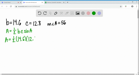 in-9-14-find-the-area-of-each-triangle-to-the-nearest-tenth-in-triangle-a-b-c-b146-c128-mathrmm-angl