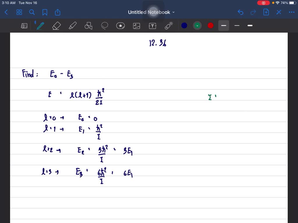 SOLVED Calculate The Lowest Four Rotational Energies Of The HI Molecule In EV And Sketch Them 