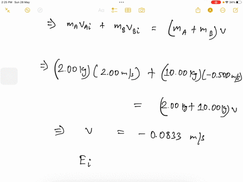 blocks-a-mass-200-mathrmkg-and-b-mass-1000-mathrmkg-to-the-right-of-a-move-on-a-frictionless-horiz-2
