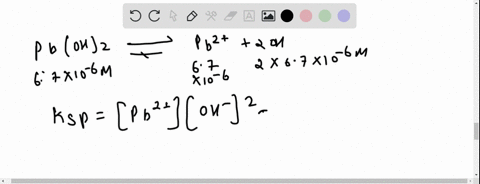 the-solubility-of-mathrmpbmathrmoh_2-in-water-is-67-times-10-6-mathrmm-calculate-the-solubility-of-m