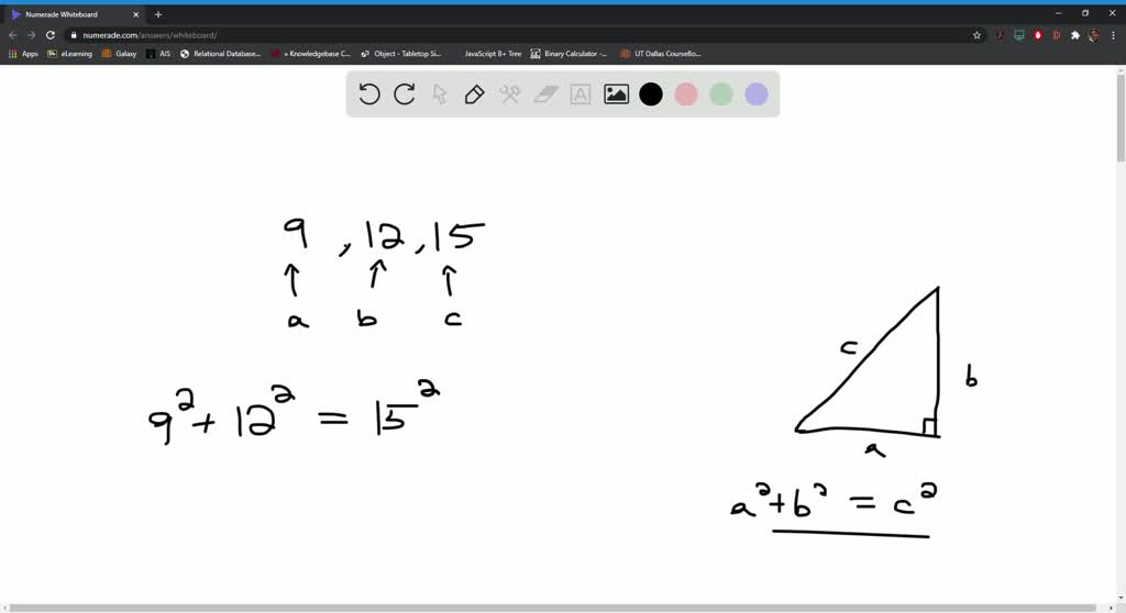 How to Determine Whether a Triangle is a RIGHT Triangle 