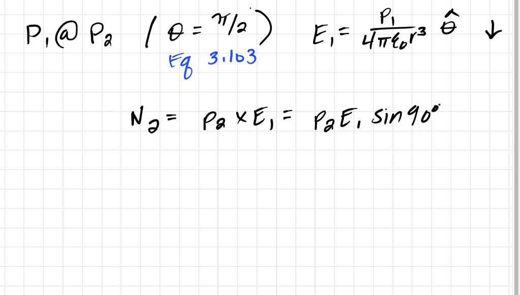 SOLVED:In Fig. 4.6, P1 And P2 Arc (perfect) Dipoles A Distance R Apart ...