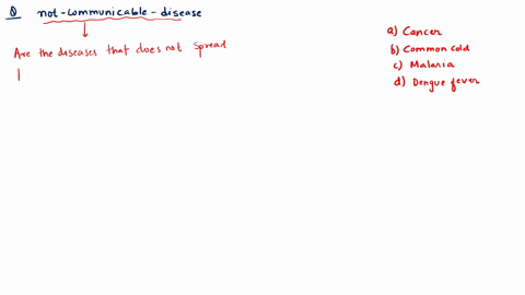 which-one-of-the-following-is-not-a-communicable-disease-a-cancer-b-common-cold-d-malaria-d-dengue-f