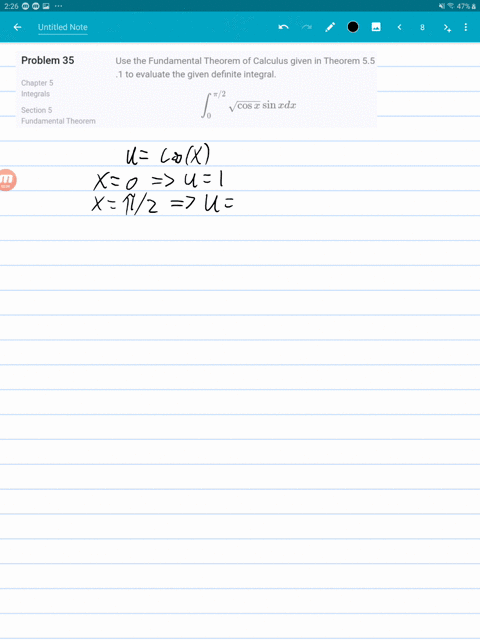 use-the-fundamental-theorem-of-calculus-given-in-theorem-55-1-to-evaluate-the-given-definite-inte-35