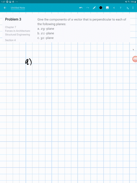 give-the-components-of-a-vector-that-is-perpendicular-to-each-of-the-following-planes-a-x-y-plane-b-