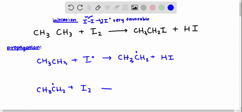 iodine-leftmathrmi_2right-does-not-react-with-ethane-even-though-mathrmi_2-is-more-easily-cleaved-ho