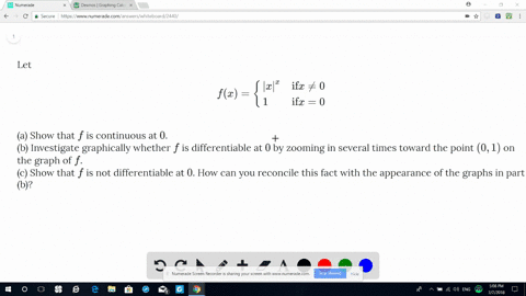 let-fx-left-beginarrayll-xx-mboxif-x-not-0-1-mboxif-x-0-endarray-right-a-show-that-f-is-continuous-a