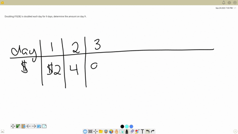 what is 2 doubled 50 times