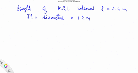the-magnetic-field-produced-by-an-mri-solenoid-25-mathrmm-long-and-12-mathrmm-in-diameter-is-17-math