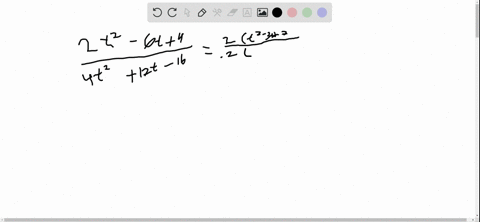 simplify-by-removing-a-factor-equal-to-1-frac2-t2-6-t44-t212-t-16