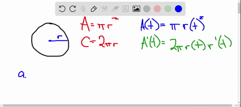 the-area-of-a-circle-increases-at-a-rate-of-1-mathrmcm2-mathrms-a-how-fast-is-the-radius-changing-wh
