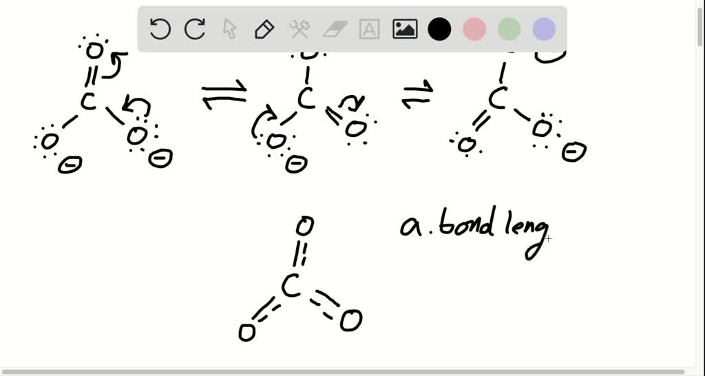 SOLVED:a. Predict the relative bond lengths of the three carbon-oxygen ...