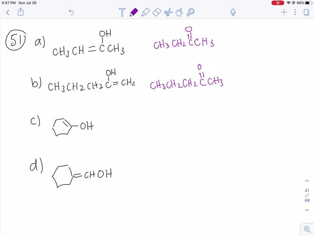 SOLVEDDraw the keto tautomer for each of the following