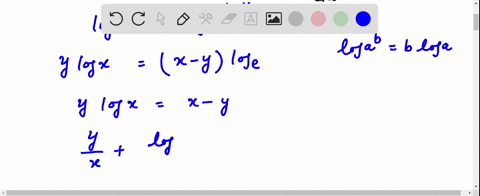 if-xyex-y-then-fracd-yd-x-is-a-frac1x1log-x-b-frac1-log-x1log-x-c-not-defined-d-fraclog-x1log-x2