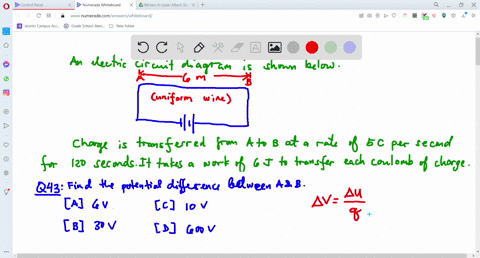 what-is-the-potential-difference-between-points-a-and-b-a-6-mathrmv-b-30-mathrmv-c-100-mathrmv-d-600