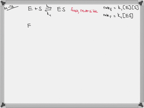 consider-the-following-mechanism-for-the-enzyme-catalyzed-reaction-derive-an-expression-for-the-rate