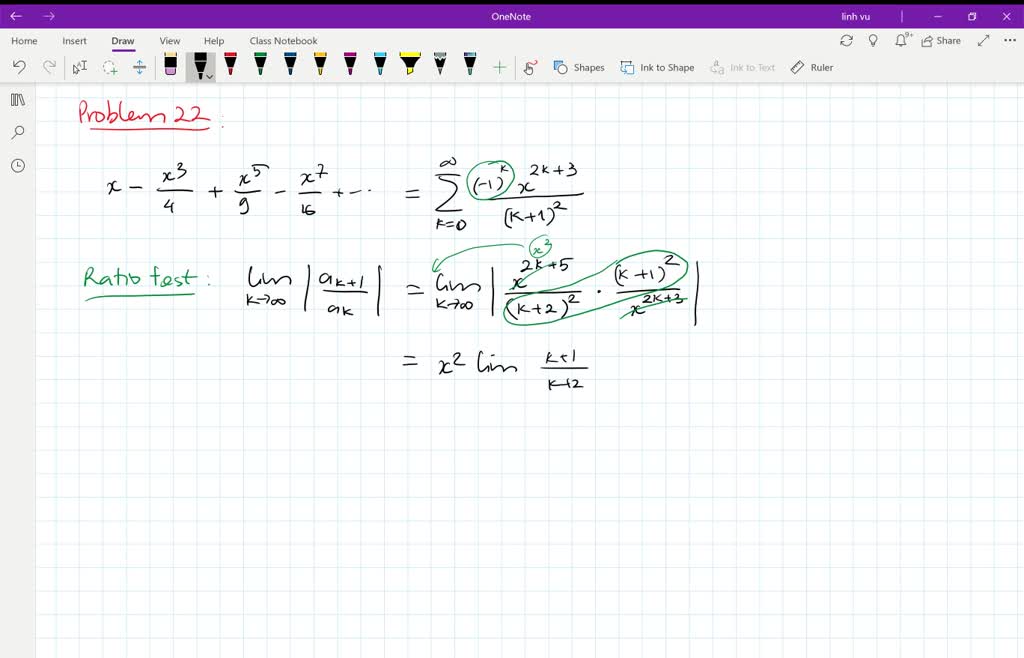 Determine The Radius And Interval Of Convergence Of The Following Power Series ∑k 1 ∞ 1 K 1