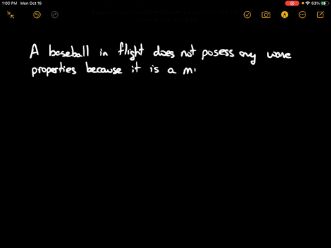 does-a-baseball-in-flight-possess-wave-properties-if-so-why-can-we-not-determine-its-wave-properties