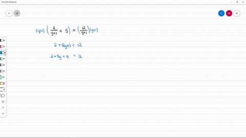 solve-each-equation-and-check-the-result-if-an-equation-has-no-solution-so-indicate-frac2y15frac12y1