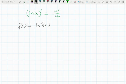 differentiate-fxln-9-x