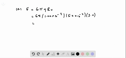 when-an-object-moves-through-a-fluid-the-fluid-exerts-a-viscous-force-overrightarrowmathbff-on-the-o