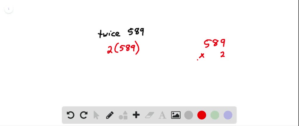 ⏩SOLVED:In the following exercises, translate and simplify. twice