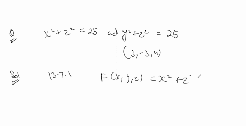 find-parametric-equations-for-the-tangent-line-to-the-curve-of-intersection-of-the-cylinders-x2z225-