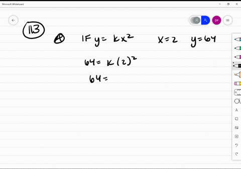 a-if-yk-x2-find-the-value-of-k-using-x2-and-y64-b-substitute-the-value-for-k-into-yk-x2-and-write-th