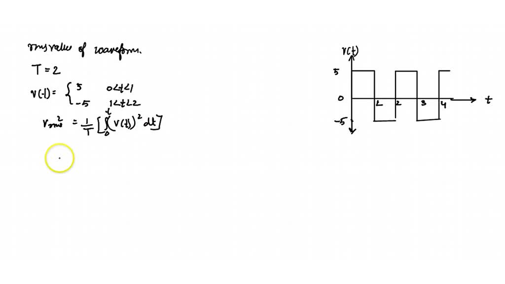 True Rms Waveform Reading Determine the rms value for each of the waveforms shown in Figure P 11. ...