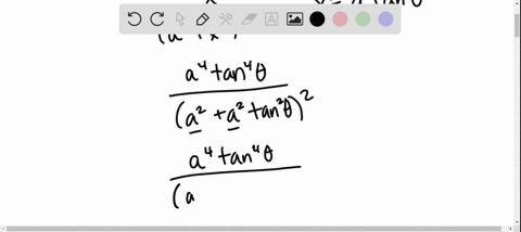 make-the-trigonometric-substitution-xa-tan-theta-quad-text-for-pi-2thetapi-2-text-and-a0-simplify--5
