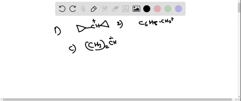 SOLVED:The most stable carbocation among the following is