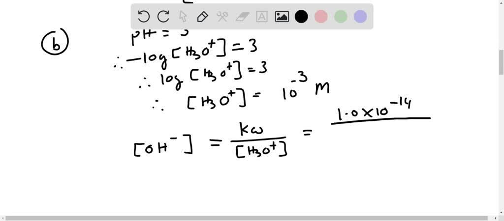 SOLVED:The PH Scale Is Based On The Concentration Of What In Solution ...