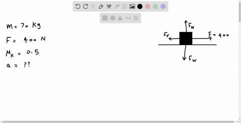 a-70-kg-box-is-slid-along-the-floor-by-a-400-mathrmn-force-as-shown-in-fig-3-13-the-coefficient-of-f