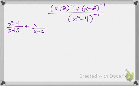 simplify-fracx2-1x-2-1leftx2-4right-1